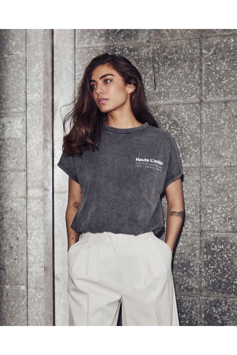 Haute L'Amitié Noma Acid NS Balloon Tee Black 