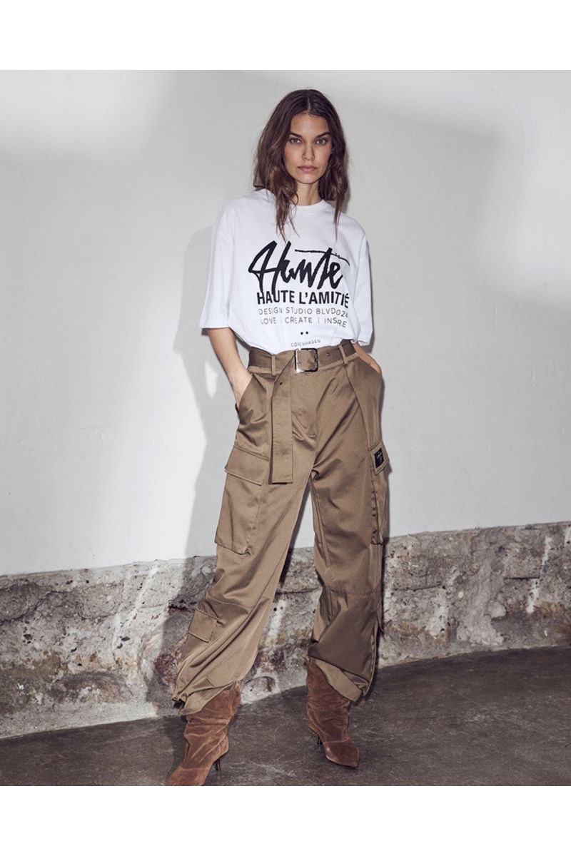Haute L'Amitié Rabi Cargo Pocket Pant Walnut