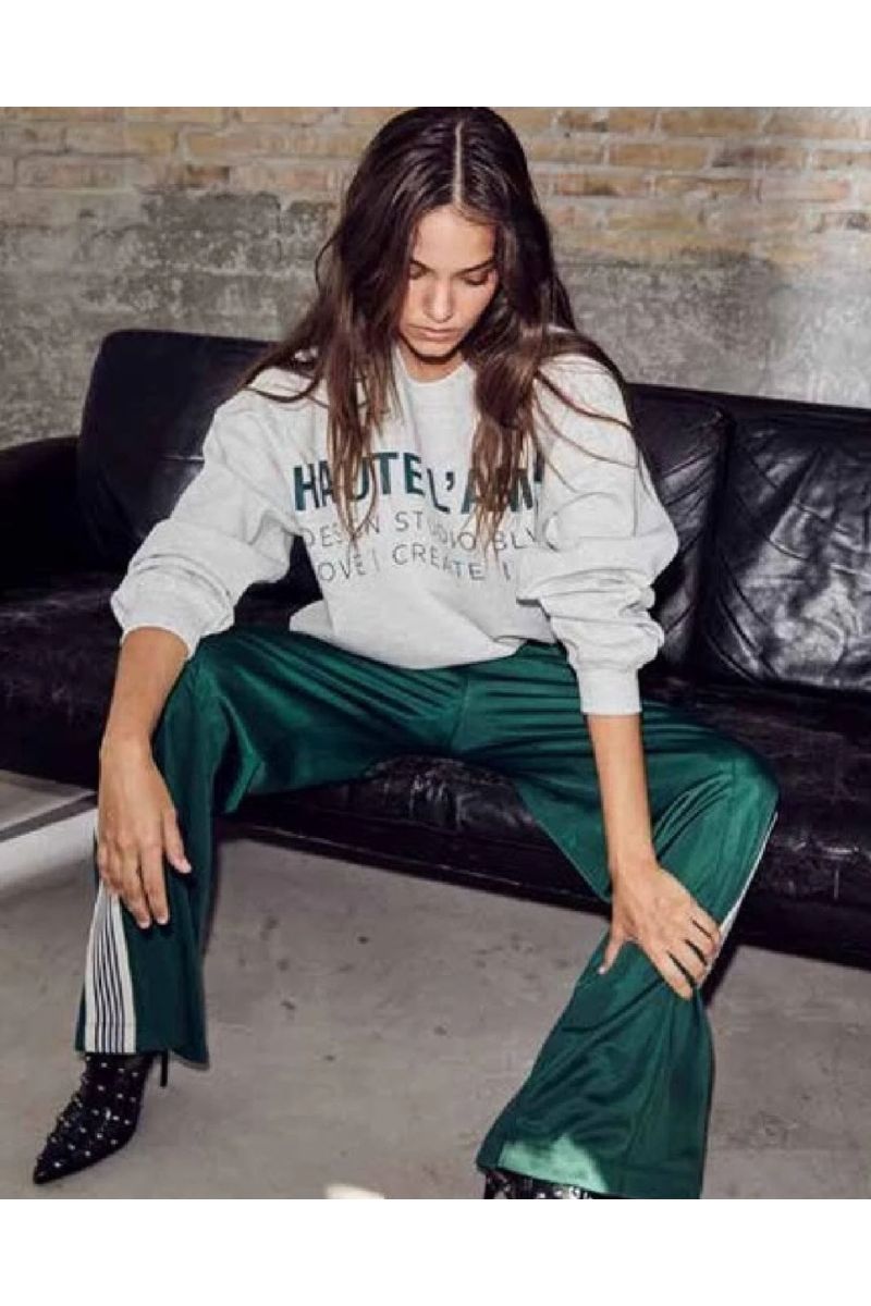 Haute L’amitié Baggy Track Pants Sporty Green