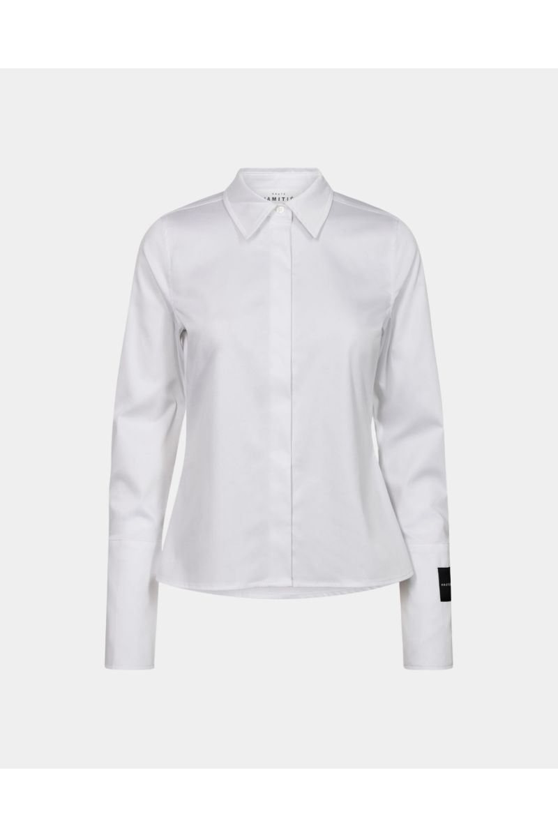 Haute L'amite French Cuff Shirt White blouse