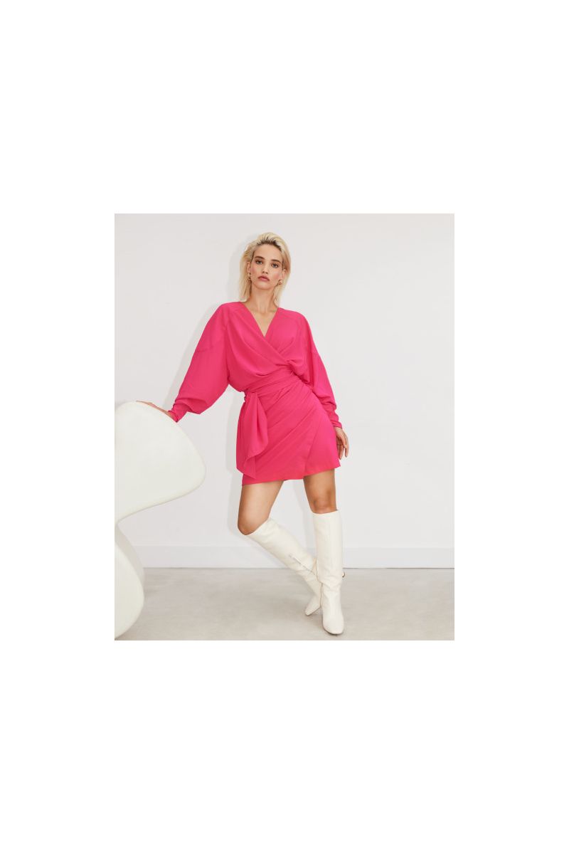 Freebird Kolette LS Jurk Roze