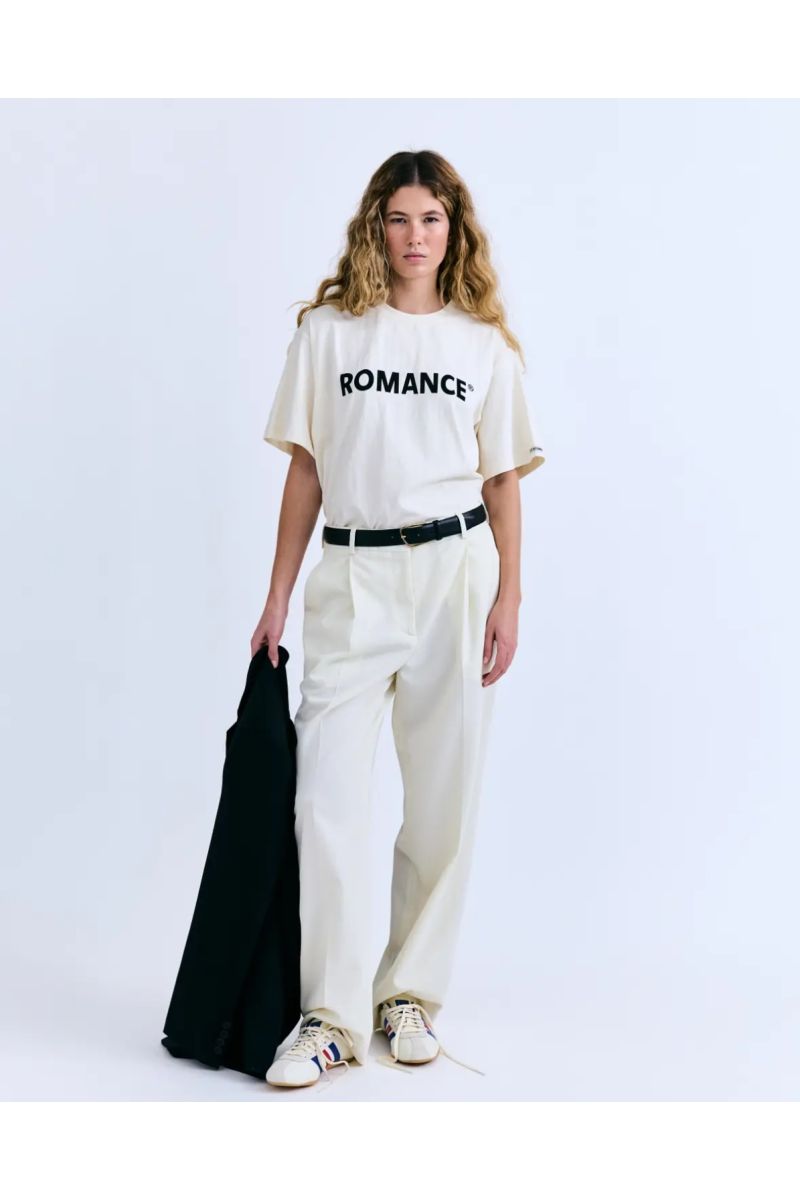 Love Stories Josie Boxy Cotton Short Sleeve Off Wh