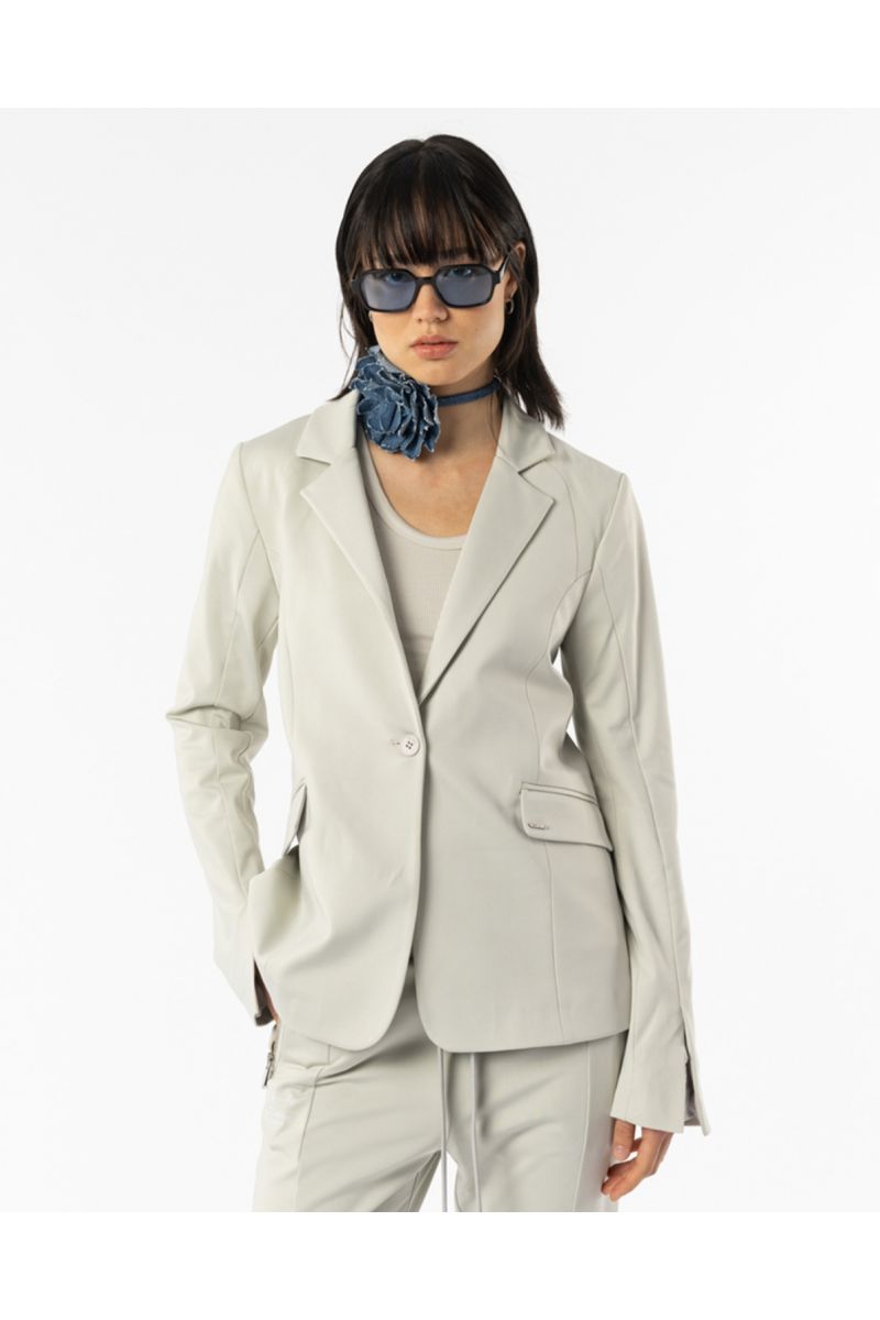 Elias Rumelis Lysann Pearl Grey Blazer