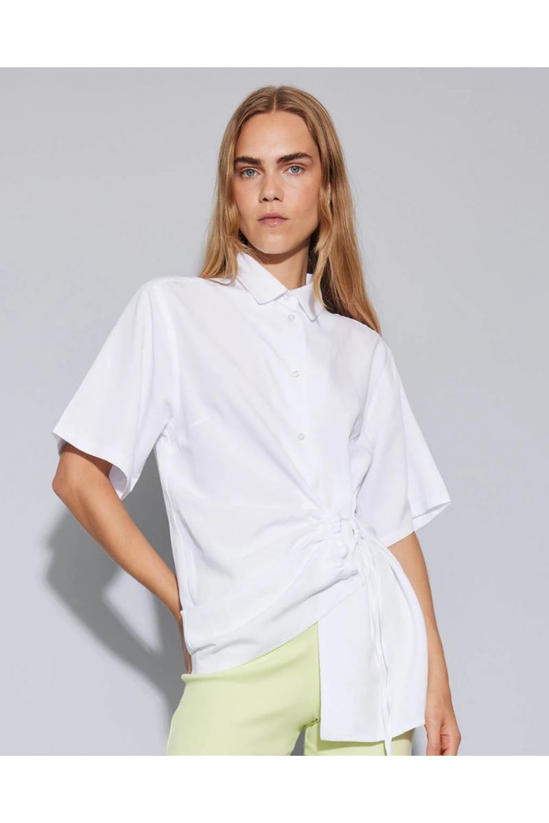 Oval Square Luke Shirt White 