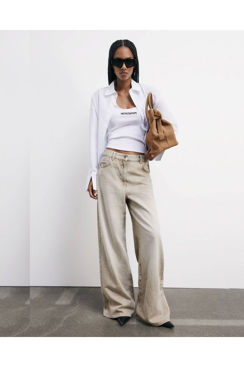 Patrizia Pepe Low-waist jeans with relaxed fit