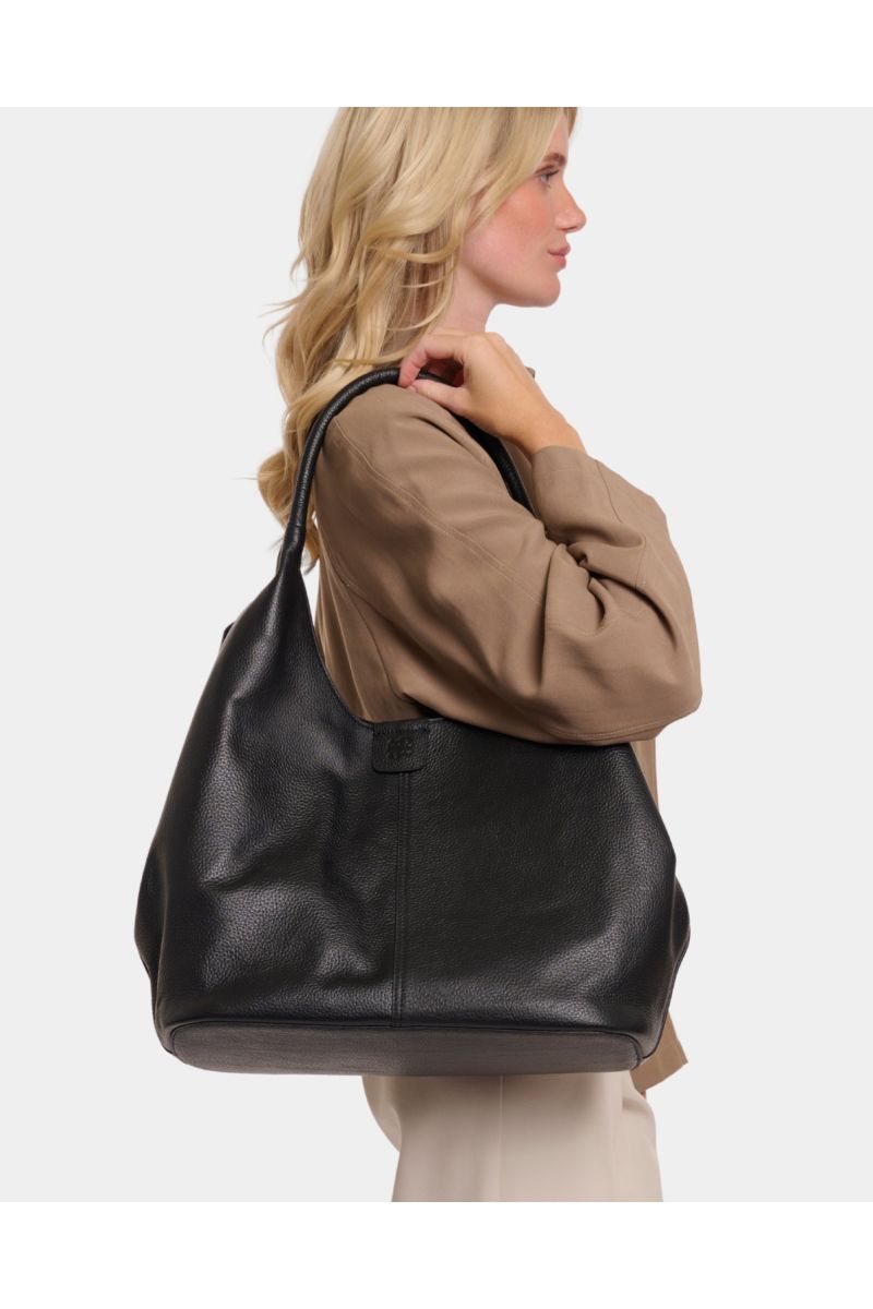 Rino&Pelle Bavo Shoulder Bag Black-O.S