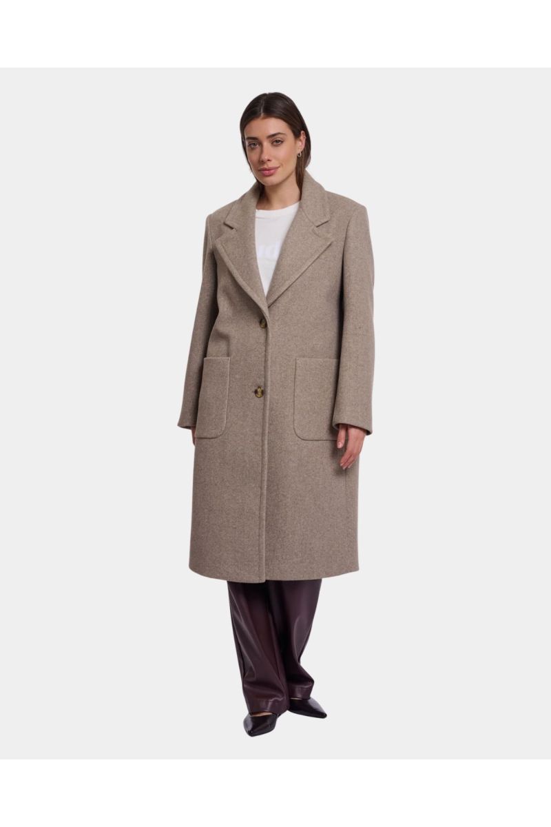 Rino&Pelle Cecile Coat Toffee Melange