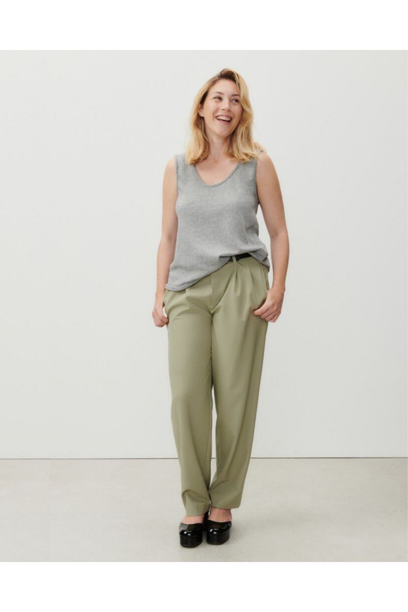 American Vintage Top Sonoma Grijs