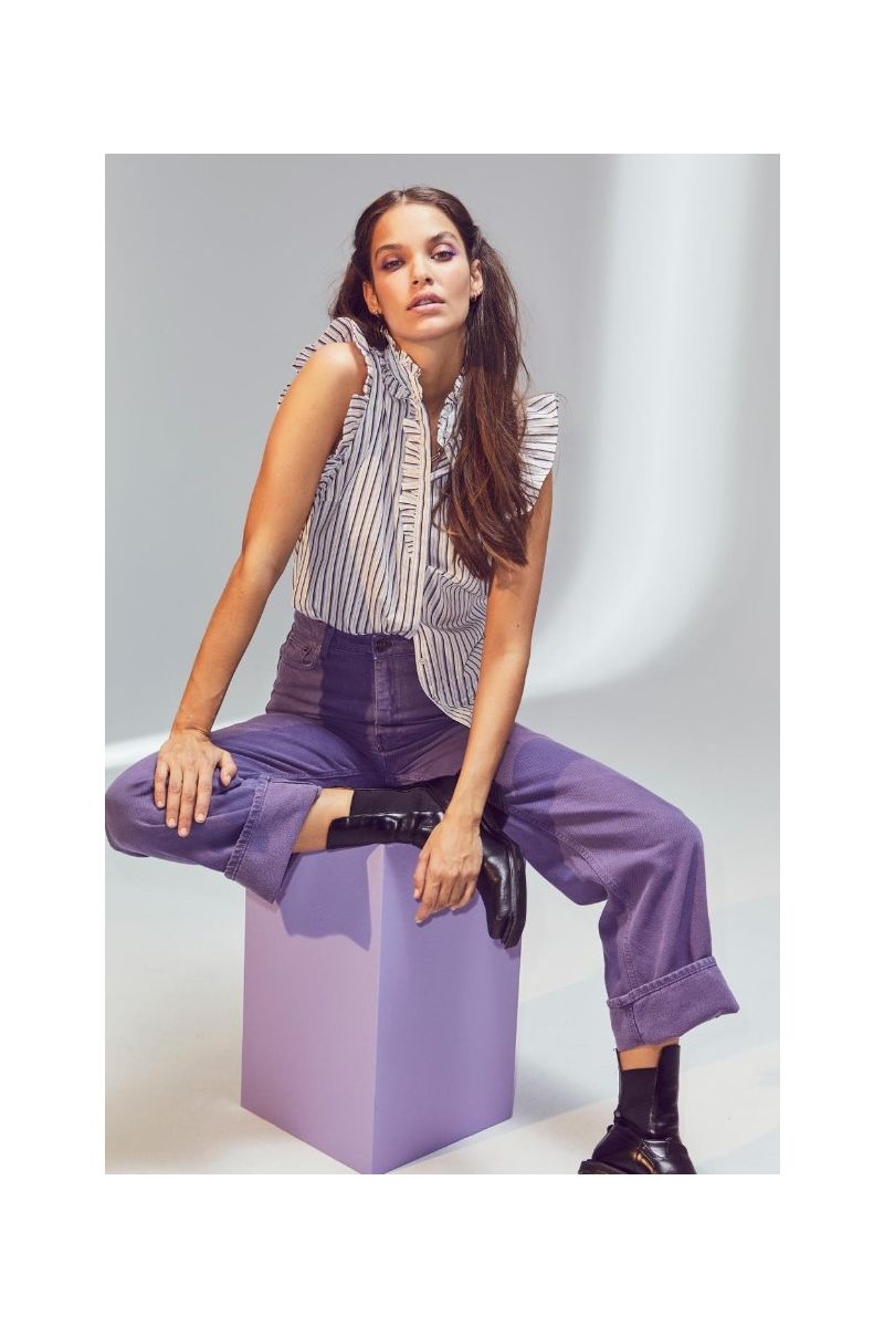 Co'Couture Vika Dye Jeans Purple