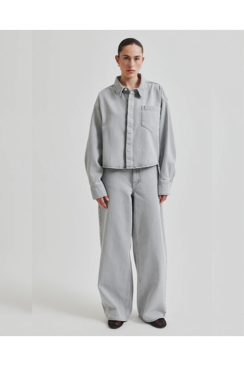 Second Female Denira Denim Jeans Grijs