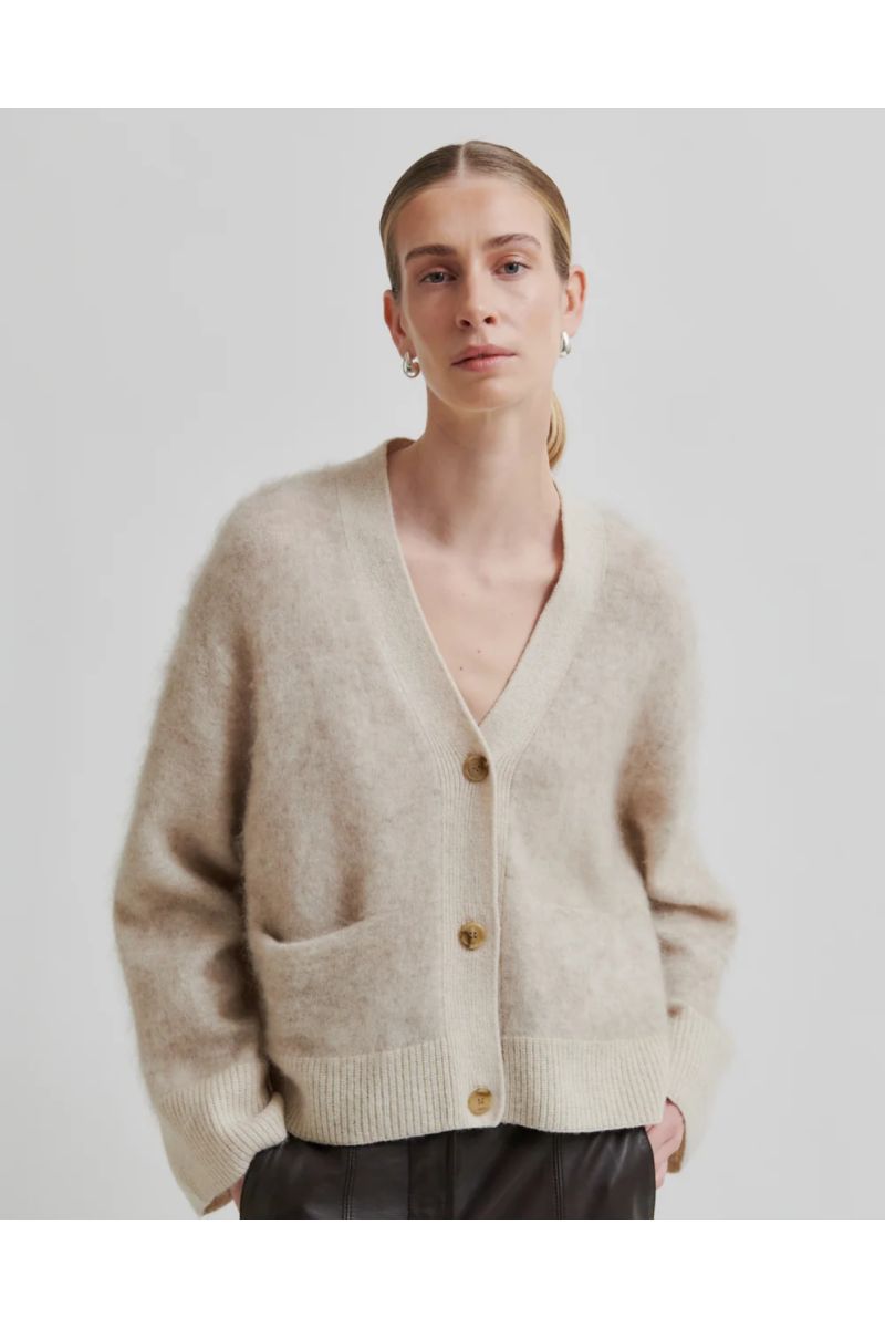 Second Female Anneleen Knit Boxy Cardigan