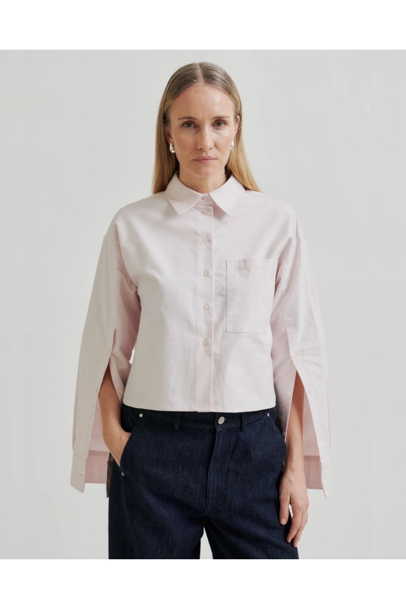 Second Female Baulo Slit Shirt Baulo Mauve