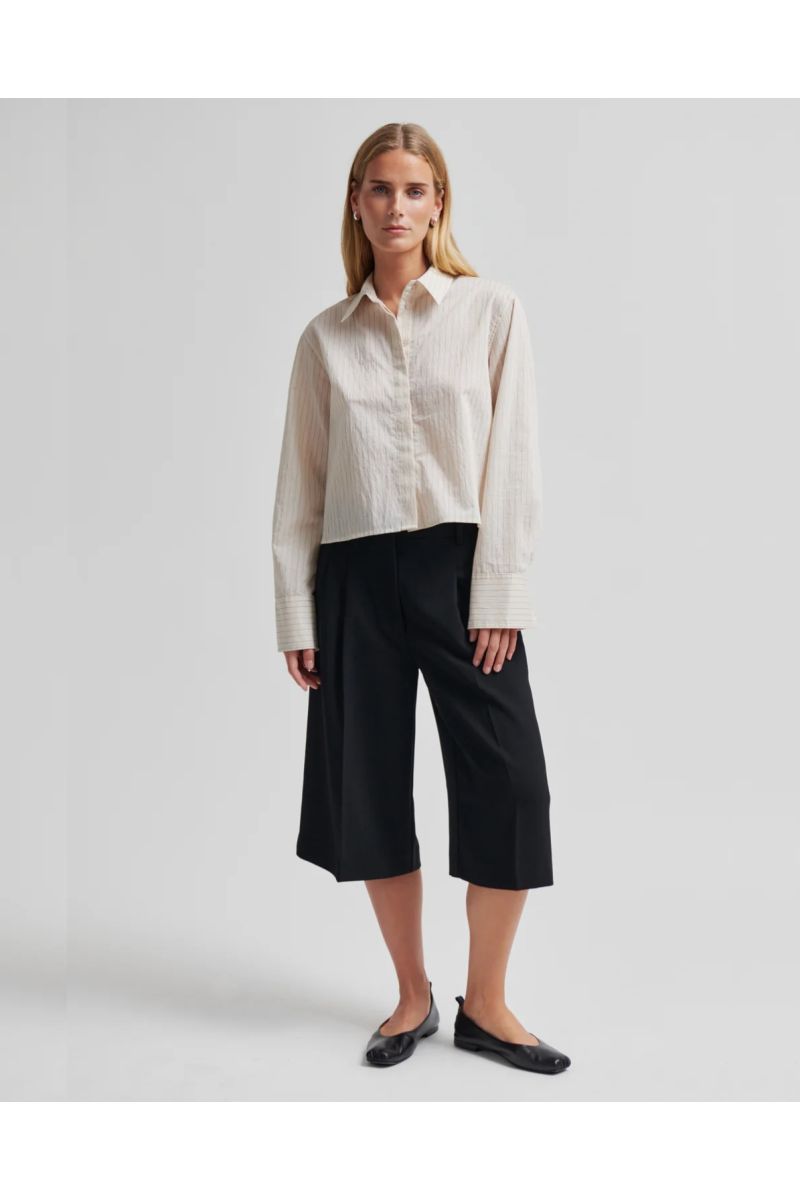 Second Female Flore Bermuda Shorts Zwart