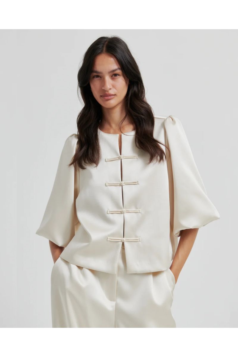 Second Female Perlla New Blouse Soft Beige