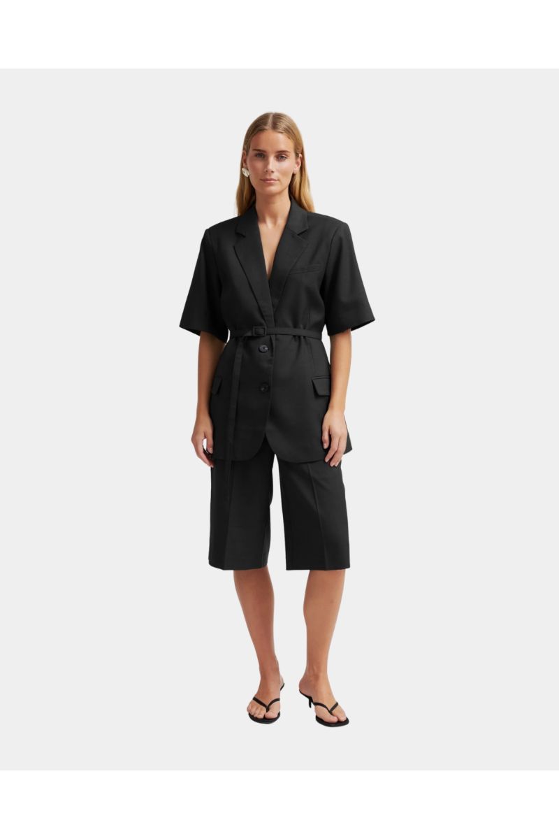 Second Female Sharo Long Shorts Black