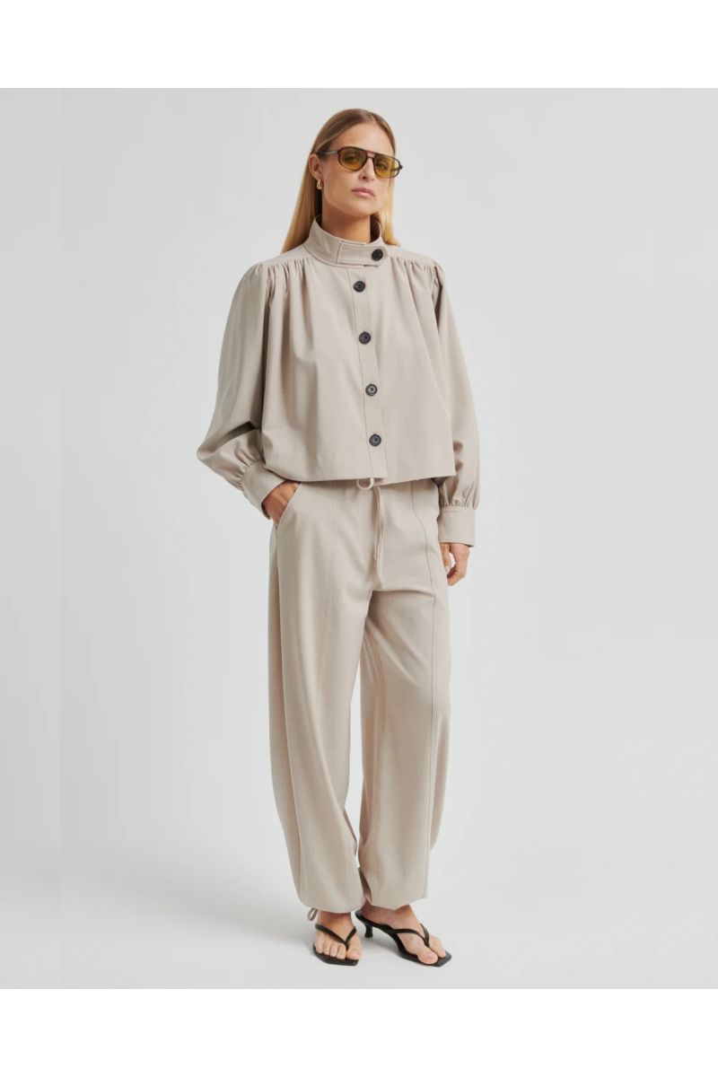 Second Female Zoie Cargo Trousers Light Beige Mela