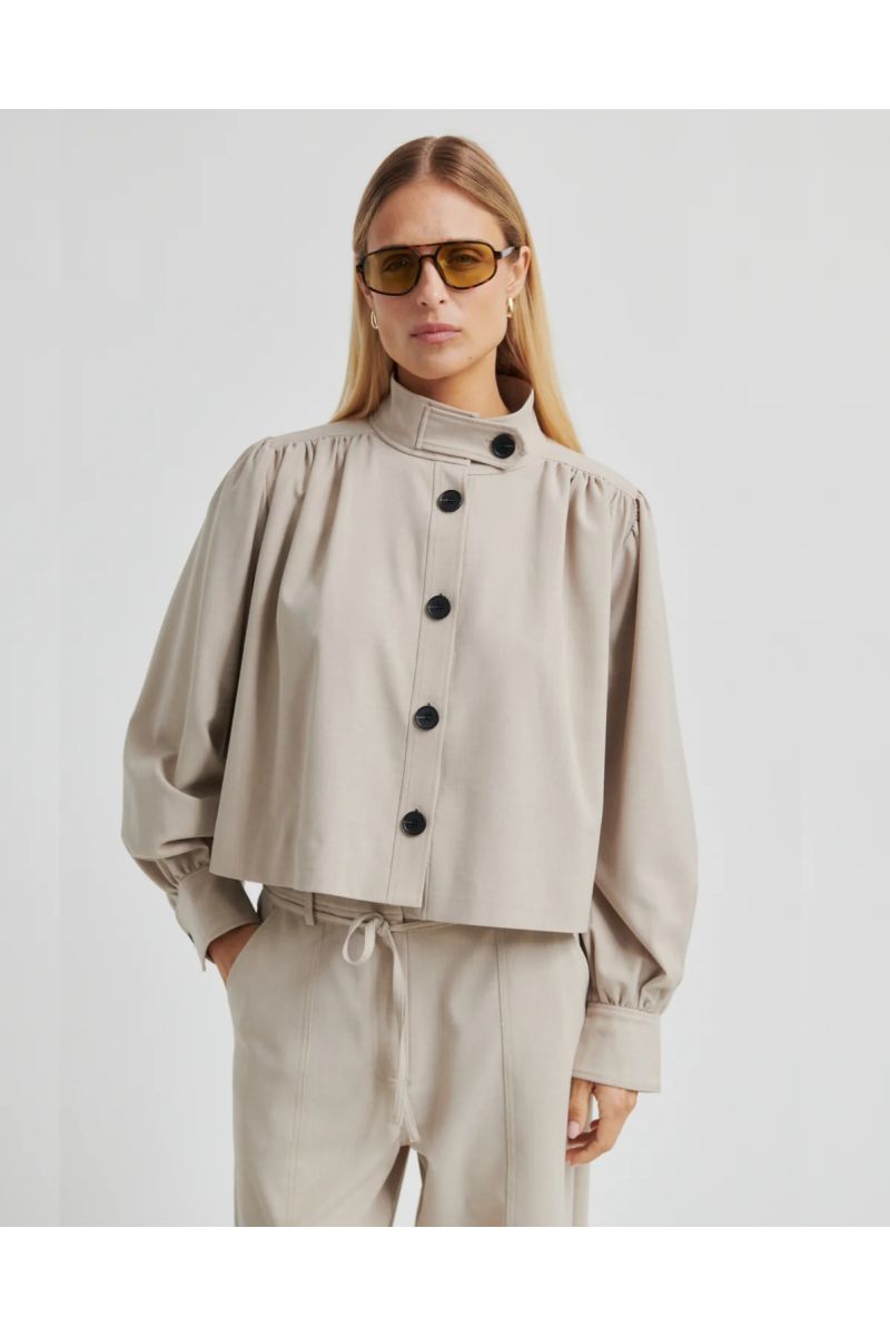 Second Female Zoie Jacket Light Beige Melange