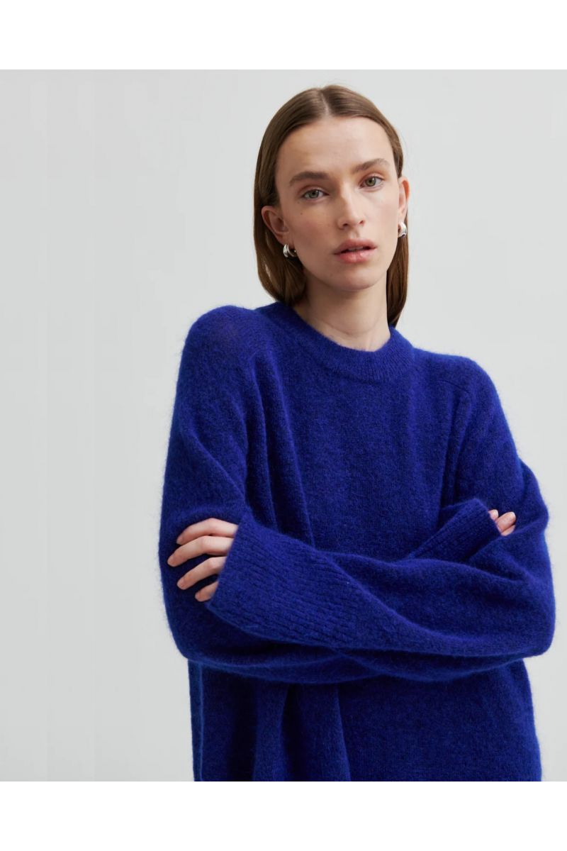 Second Female Brookline Knit Blue 