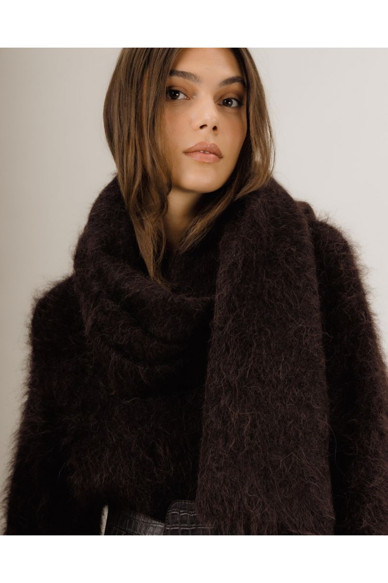 Urban Pioneers Kiruna Scarf Chocolate Brown-O.S