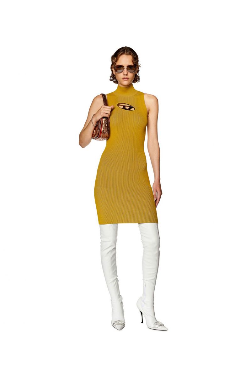 Diesel Jurk M-Onerva Yellow