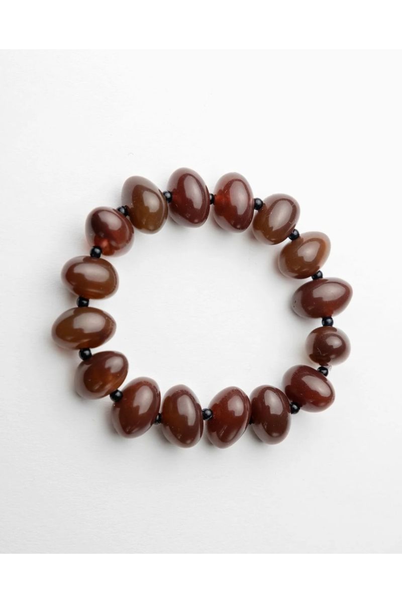 BOW19DETAILS Arta Kralenarmband Bruin-O.S