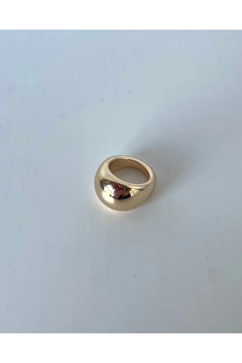 Bow19details Medium Ring Gold 19