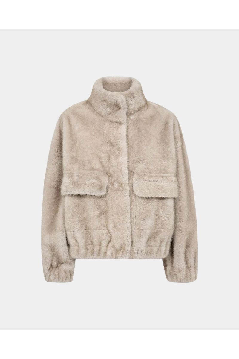 Co'Couture CasioCC Teddy Jacket Beige