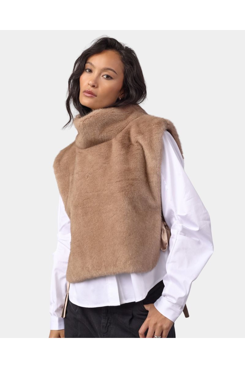Co'Couture FeraCC Faux Collar Creme Kraag