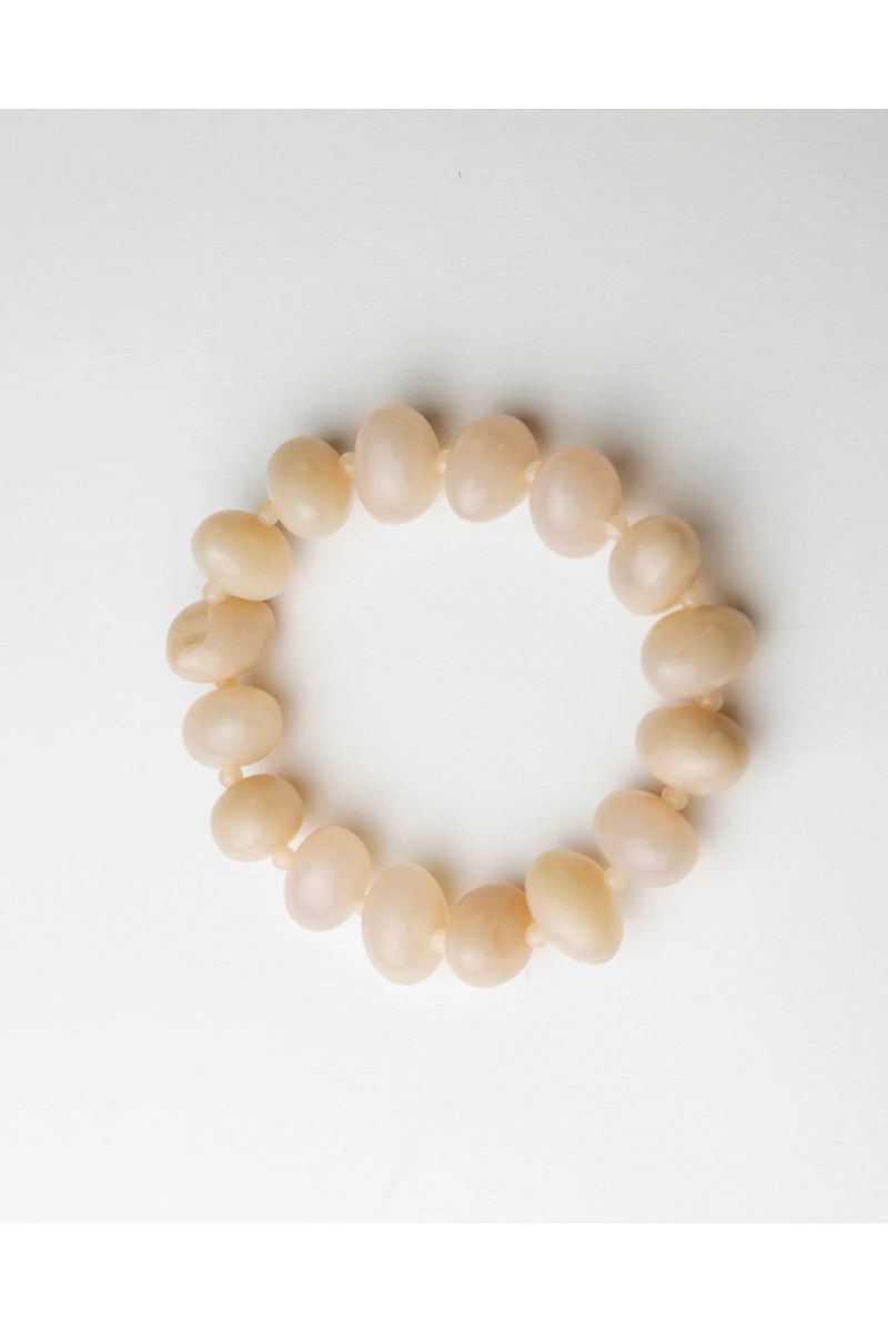 Bow19details Arta Bead Bracelet Cream-O.S