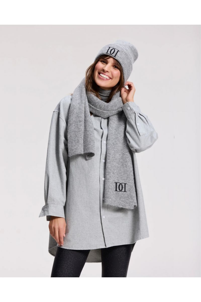 Deblon Scarf Grey Melange-O.S