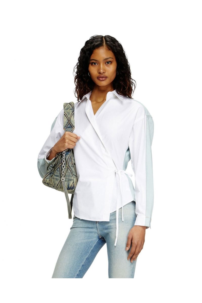 Diesel C-Delphi-Den Shirt White