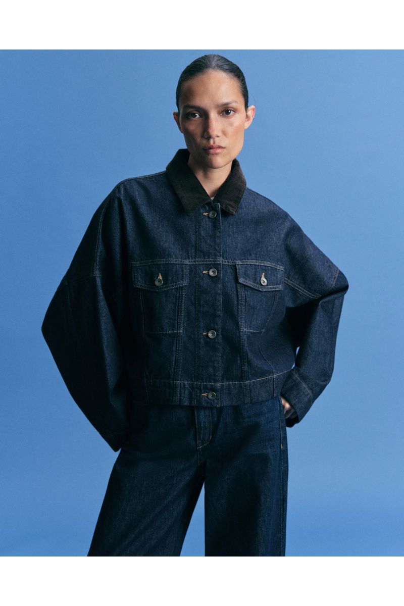 Drykorn Holbrooks Denim Jacket Mid Blue