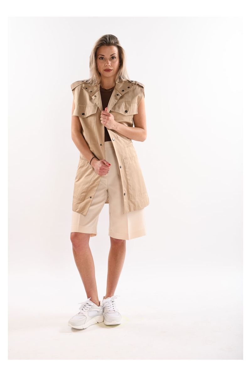 Co'Couture Felicia Tech Vest Khaki