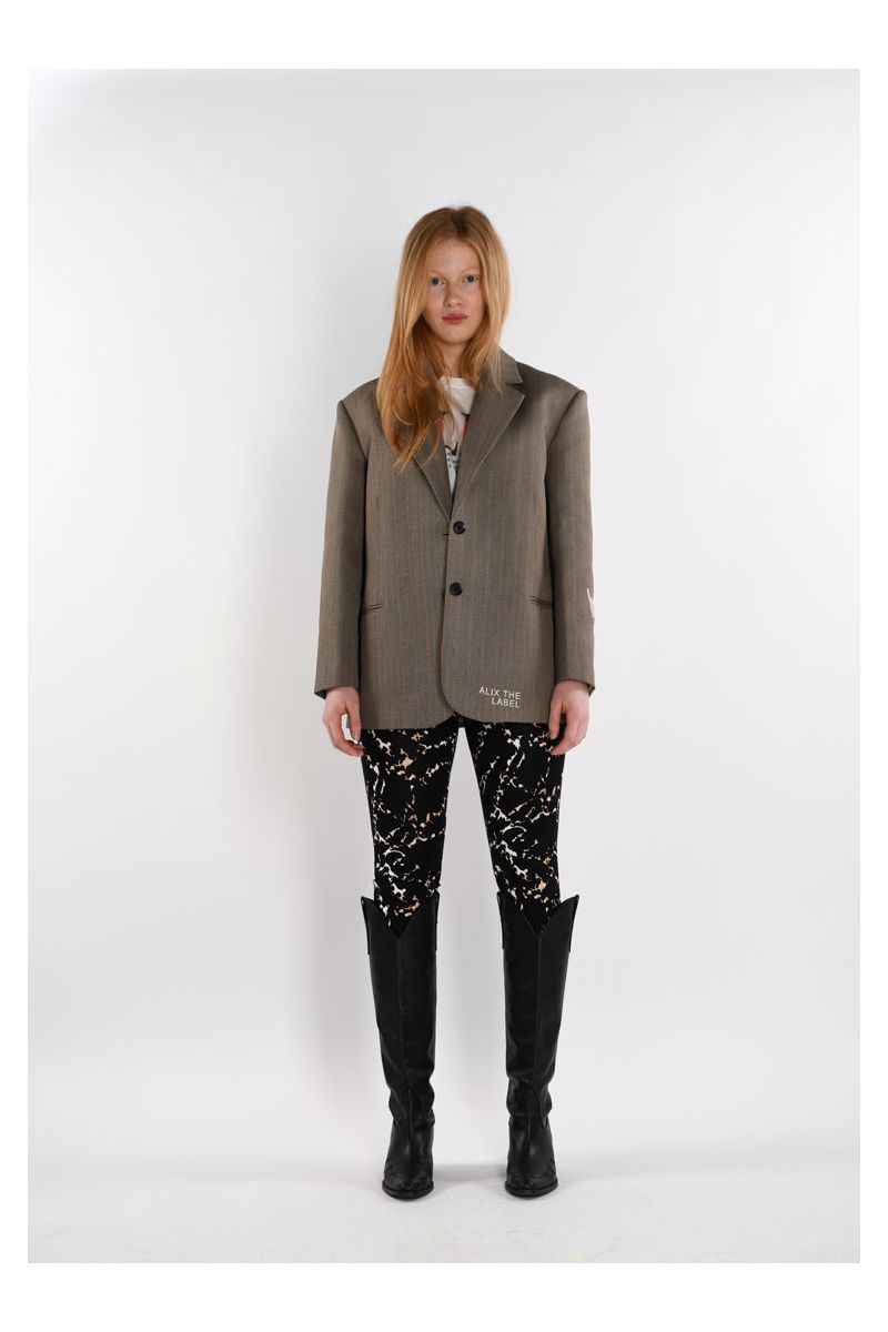 alix the label blazer camel