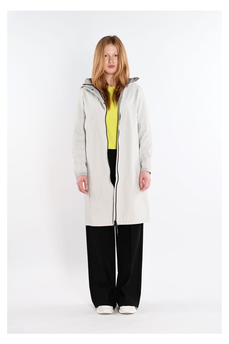 Krakatau SoftShell Coat NW24-3 Light Grey