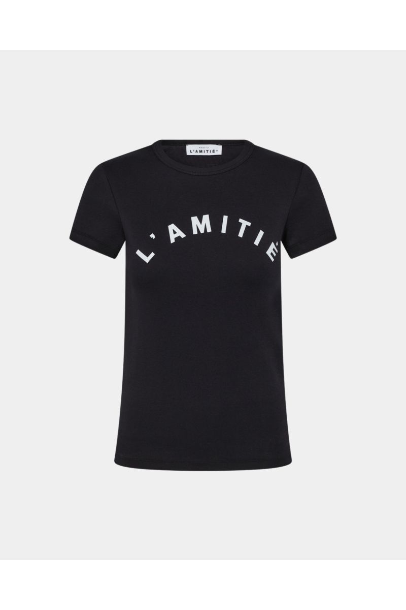Haute L’Amitié Clean Logo Tee Black