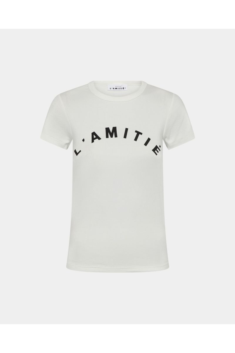 Haute L’Amitié Clean Logo Tee Off-White