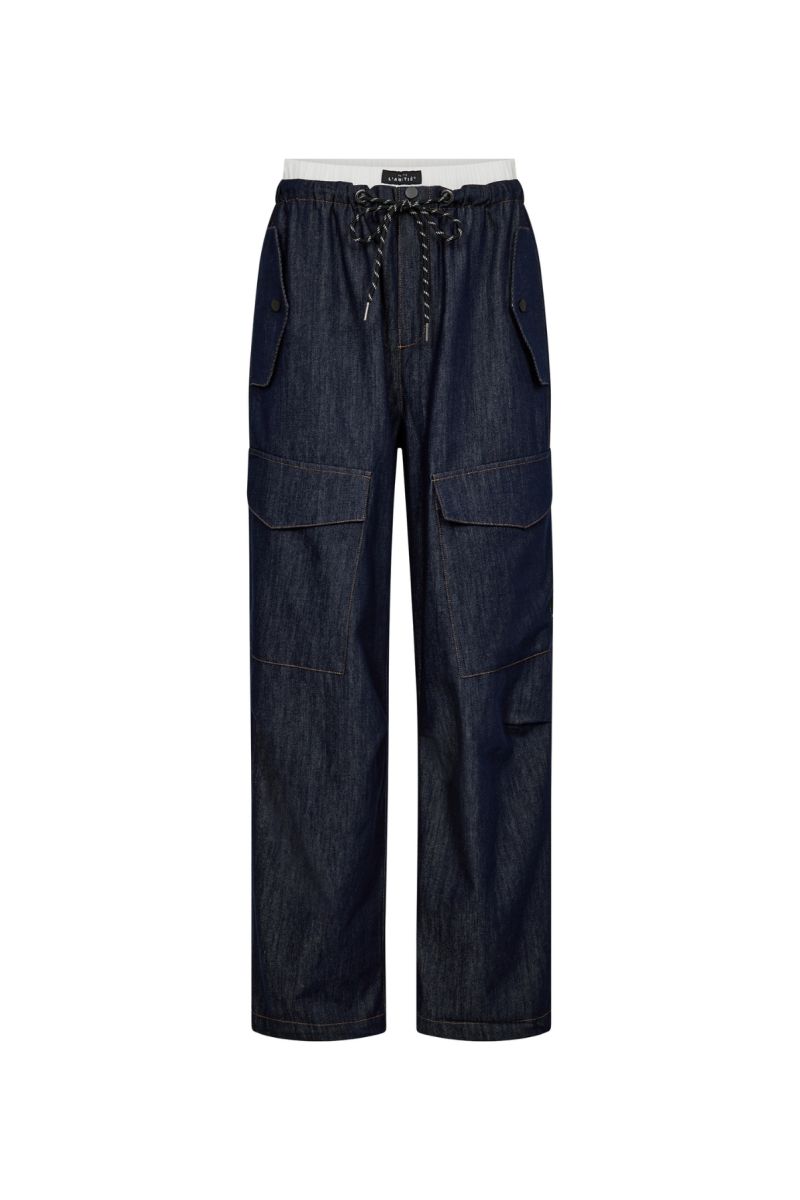 Haute L’amitié Denim Cargo Pull On Trouser 