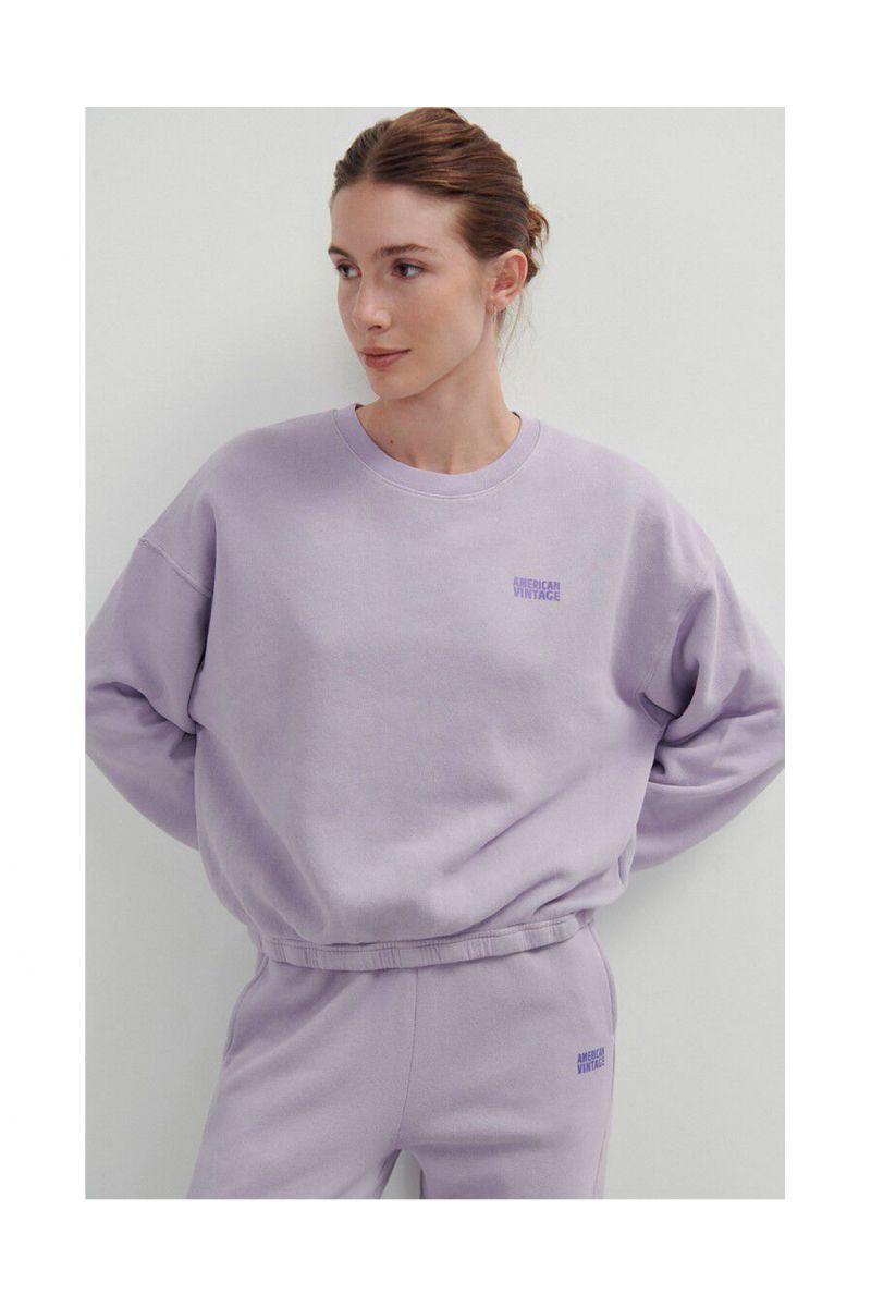 American Vintage Sweater IZU03 Lila