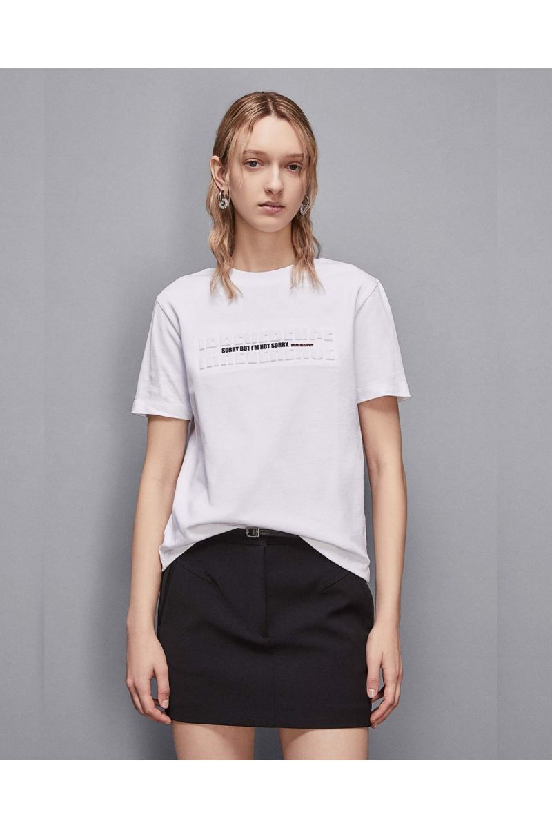 Patrizia Pepe T-Shirt Bianco 8M1660 J253