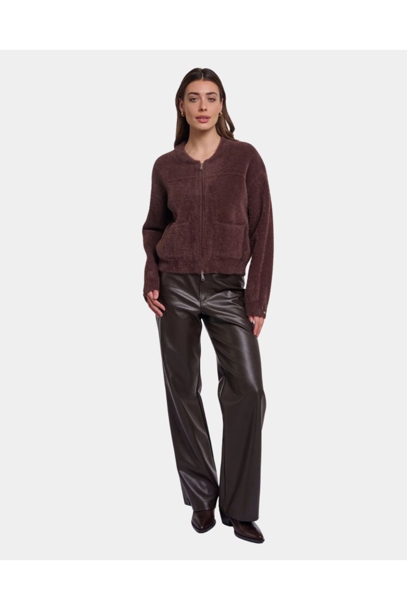 Rino & Pelle Bento Cardigan Coffee Roast Vest
