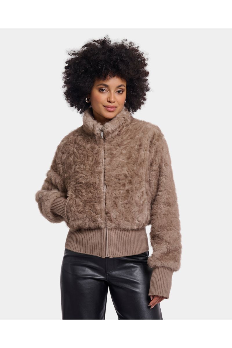 Rino&Pelle Quirijn Short Jacket Mocha Latte Jas
