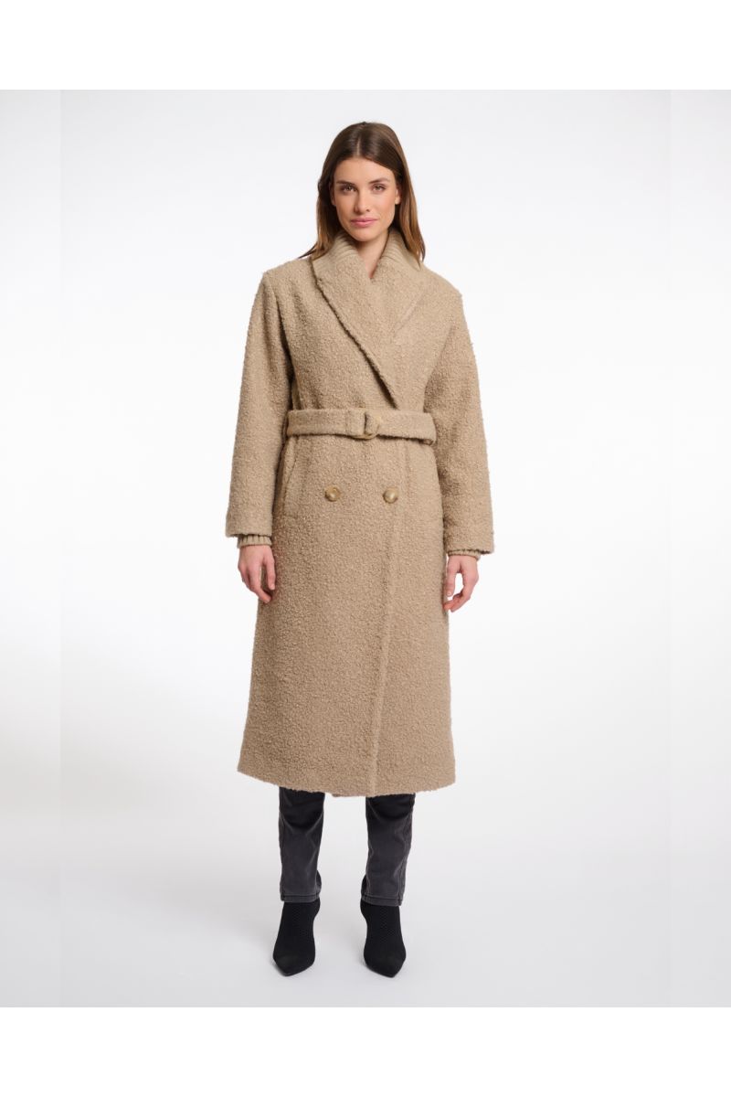 Rino & Pelle Leyla Double Breasted Coat Oat
