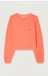 American Vintage Sweater IZU03 Orange Fluor