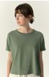 American Vintage T-Shirt Lop02 Vintage Grey Green