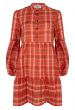 Iconic27 Wide Dress Red Check