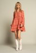 Iconic27 Wide Dress Red Check