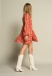 Iconic27 Wide Dress Red Check