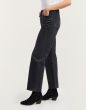 Denham Jeans Bardot Wide SWB Black