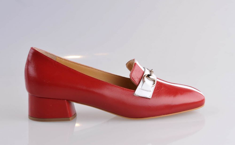 Lea-Gu Shoe Rosso/White